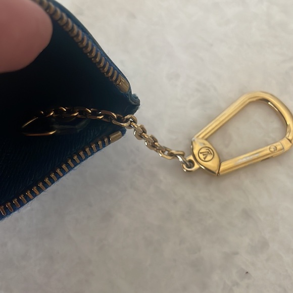 Pochette Cle Coin Case Epi Toledo Blue - Picture 5 of 7